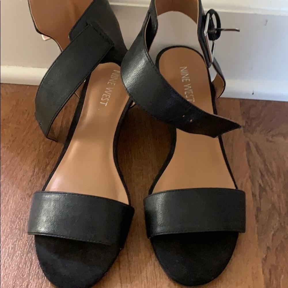 Nine West wedged sandals!